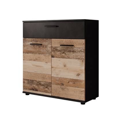 Meubella - Dressoir Bellini - Licht old wood - 80 cm Bruin