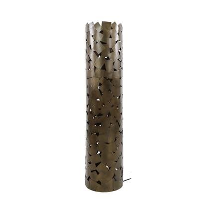 Vloerlamp Cylinder - Brons Metaal - 30x30x135cm - Giga Meubel