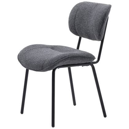Hygge Interiors Buffalo Melange Donkergrijs Eetkamerstoel set van 2