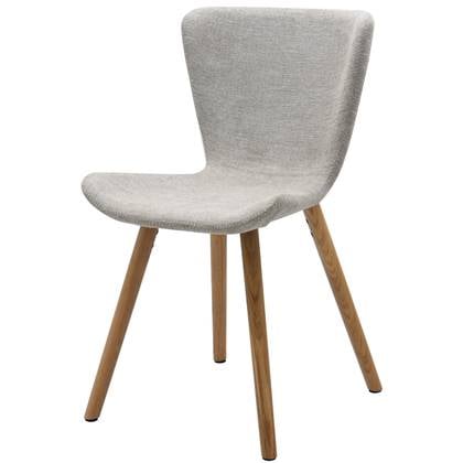 Hygge Interiors Teslin Zand Eetkamerstoel set van 2 Bruin