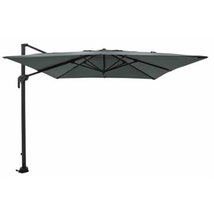 Giga Living  Zweefparasol Vierkant - Donkergrijs - 250x250cm - Colmar