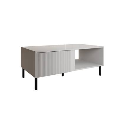 Meubella - Salontafel Margareth - Wit - 110 cm