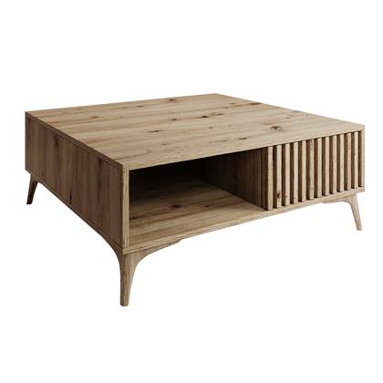 Meubella - Salontafel Evy - Eiken - 80 cm Bruin