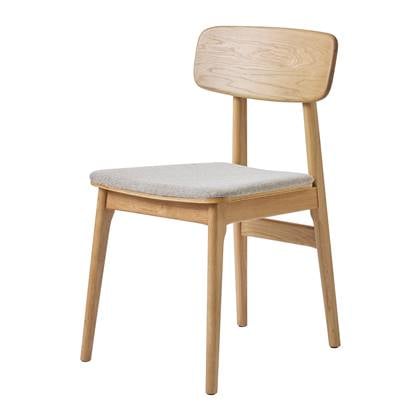 By fonQ Cade Eetkamerstoel - Naturel Eiken - Zand