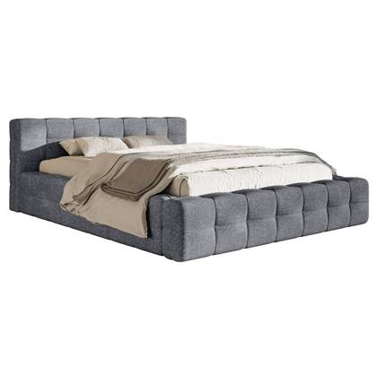 Selsey Design Tilly bedframe chenille met opbergvak 140 x 200 cm Grijs