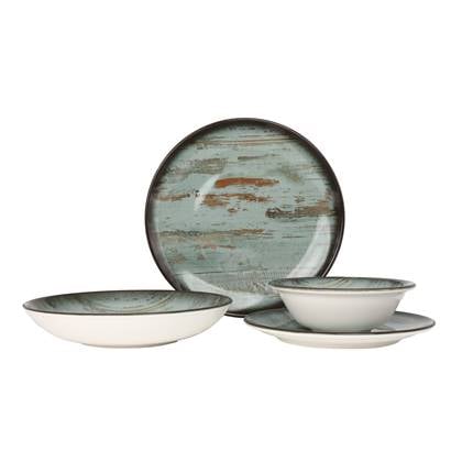 Bonna Bordenset - Madera - 24 delig - 6 persoons - Porselein Groen