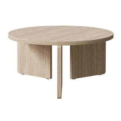 Selsey - Preffines - Ronde salontafel - diameter 85 cm - Geolied Eiken