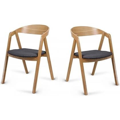 NADUVI Collection Set van 2 Lasse eetkamerstoelen