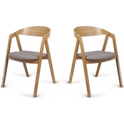 NADUVI Collection Set van 2 Lasse eetkamerstoelen