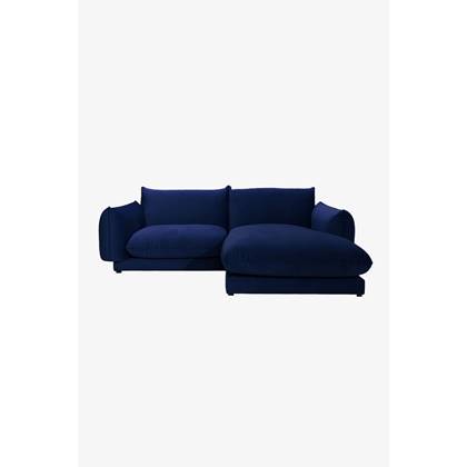 Sissy-Boy Countess 3-zits bank chaise longue rechts Dark blue