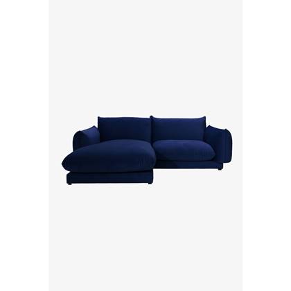 Sissy-Boy Countess 3-zits bank chaise longue links Dark blue