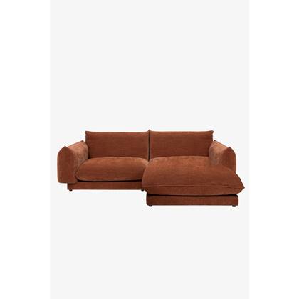 Sissy-Boy Countess 3-zits bank chaise longue rechts Rust