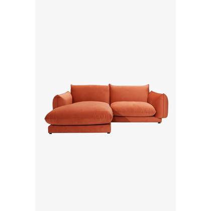 Sissy-Boy Countess 3-zits bank chaise longue links Copper