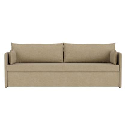 Audo Copenhagen Offset 3-zits slaapbank Bouclé Beige