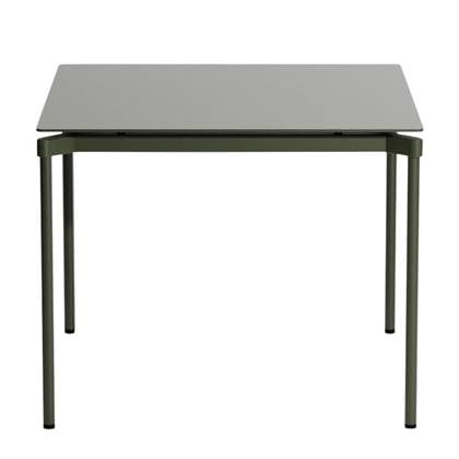 Petite Friture Fromme eettafel 70x70 Glass Green Groen