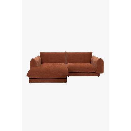 Sissy-Boy Countess 3-zits bank chaise longue links Rust