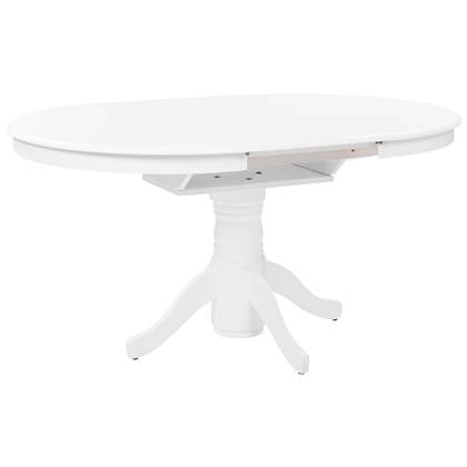 Beliani-AKRON -Uitschuifbare eettafel-Wit- 106|150 x 106 cm-MDF