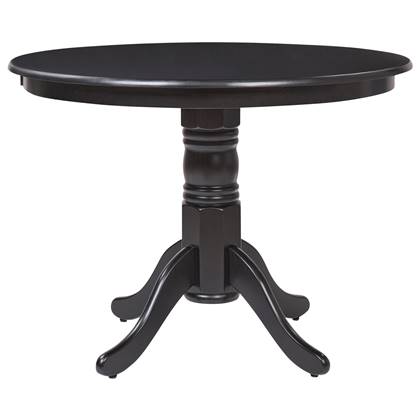 Beliani - AKRON - Ronde eettafel - Zwart - 100 cm - MDF