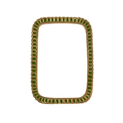 Sissy-Boy Groene scalloped enamel fotolijst