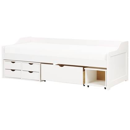 Beliani  ROYVILLE - Bed met opbergruimte - Wit - 90 x 200 cm - Hout