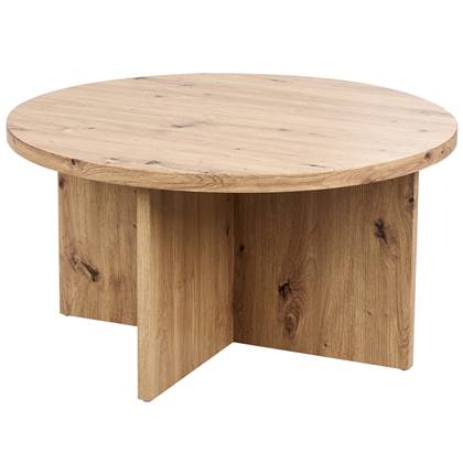 Beliani - STANTON - Salontafel - Licht - Hout Bruin