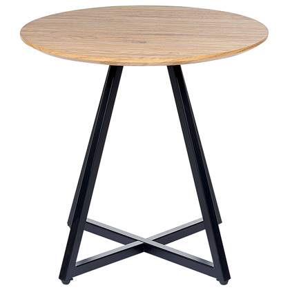Beliani - ATOKA - Bijzettafel - Lichte houtkleur - MDF Bruin