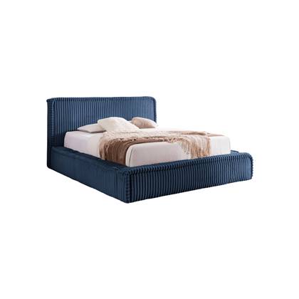 NADUVI Collection Bedframe Mirras in brede ribstof 200 x 200 cm