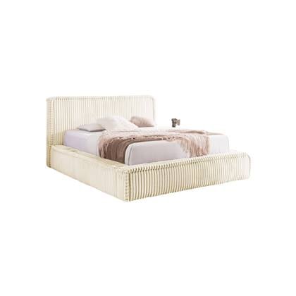 NADUVI Collection Bedframe Mirras in brede ribstof 200 x 200 cm