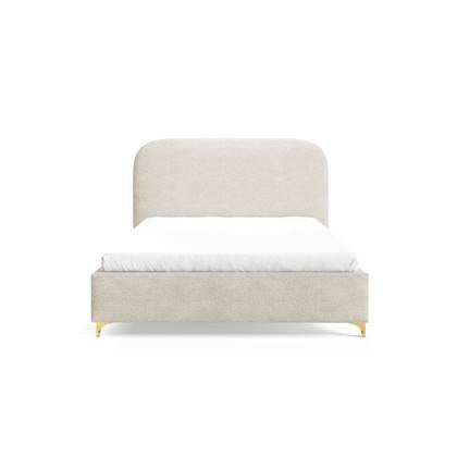 NADUVI Collection Bedframe Lisar bouclé met opbergruimte 160 x 200 cm