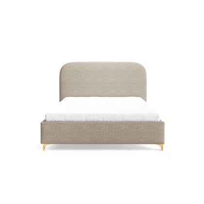 NADUVI Collection Bedframe Lisar bouclé met opbergruimte 160 x 200 cm