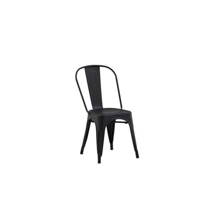 Venture Home Tempe Stoel 53 x 85 x 45 - Zwart - 4-pack