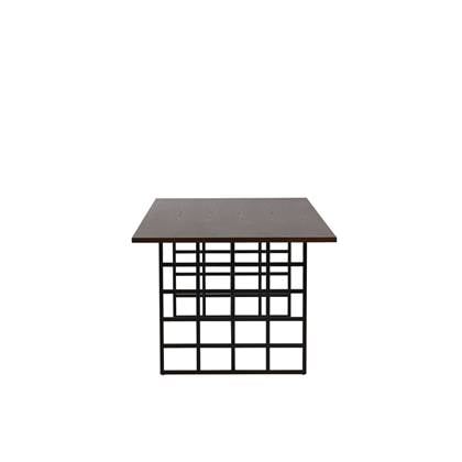 Venture Home Ystad Eettafel 220 x 100 - Mocca Bruin