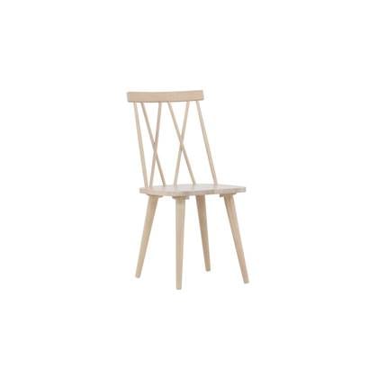 Venture Home Mariette Stoel 50 x 88 x 43 - Whitewash - 2-pack Wit