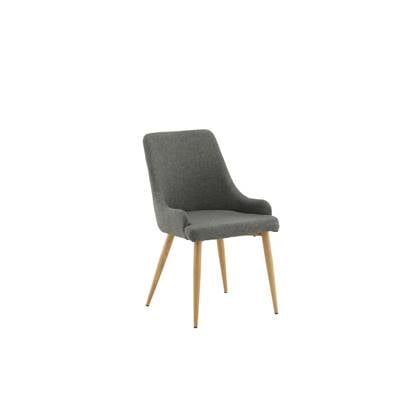 Venture Home Plaza Stoel 58 x 86 x 49 - Donker - 2-pack Grijs