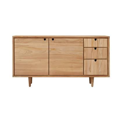 Tikamoon  Jonàk - Massief teakhouten buffet 145 cm