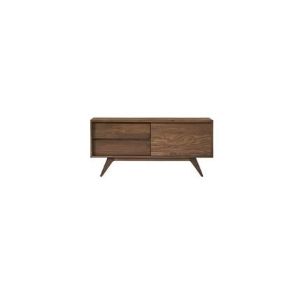 Tikamoon  Esmée - Massief notenhouten dressoir 130 cm