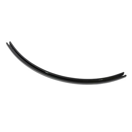 QAZQA Moderne rail 90° gebogen 1-fase - Iconic Zwart