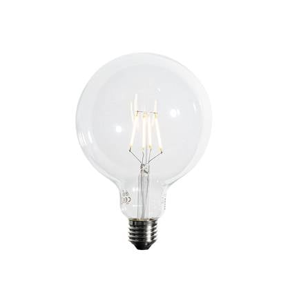 LUEDD E27 3-staps dimbaar LED spiraal filament G125 4W 450 lm 2700K