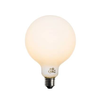 LUEDD E27 dimbare LED lamp opaal G125 5W 450 lm 2200K