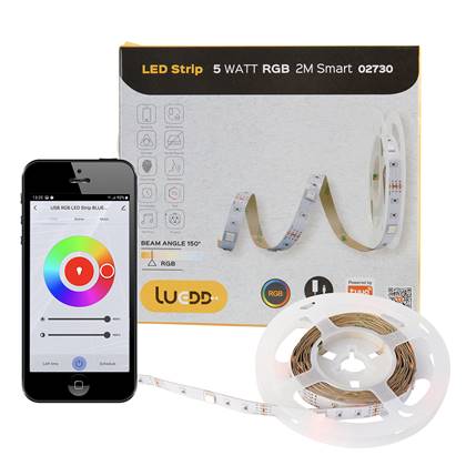 QAZQA Smart LED strip RGB 3 meter 5W