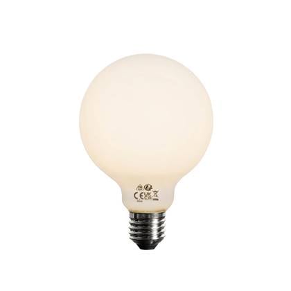 LUEDD E27 dimbare LED lamp opaal G95 5W 450 lm 2700K