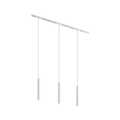 QAZQA slimline keno - Moderne Spot railsysteem verlichting, railverlichting geschikt voor led - 3 lichts - L 84 cm - Wit -