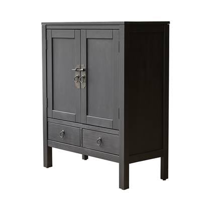 Tikamoon  Thaki Black - Wengé dressoir 80 cm