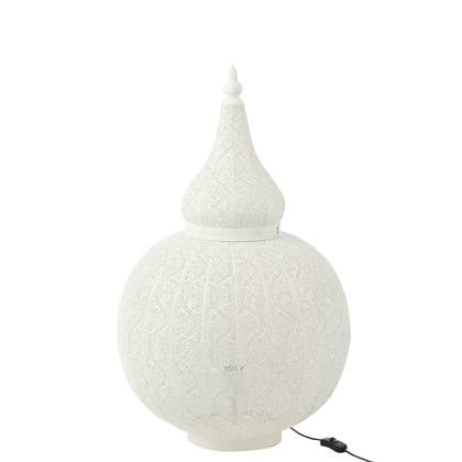 J-Line lamp Aladin - metaal - - large Wit