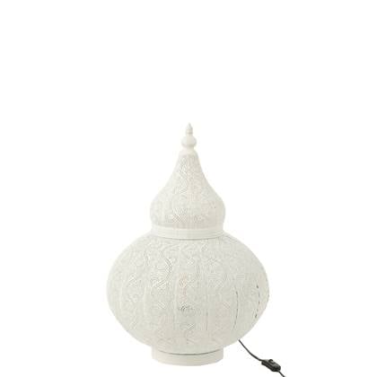 J-Line lamp Aladin - metaal - - small Wit