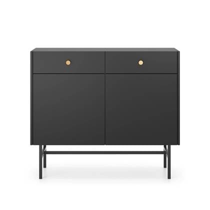by fonQ Scandiva Dressoir 2-deurs - Zwart