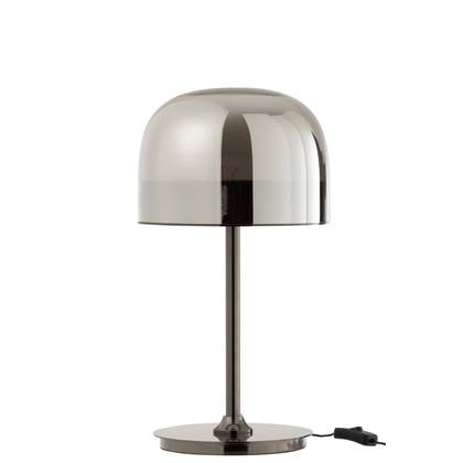 J-Line - Tafellamp Topja Glas|metaal Zilver - 24x24x44.5cm