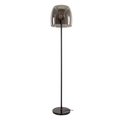 Ariana vloerlamp 1L drift glas - smoke grijs