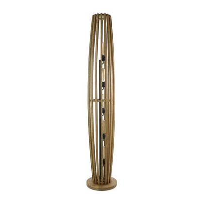 Hoyz Collection - Vloerlamp Orbit 5L - Massief Mango Naturel - XL Bruin