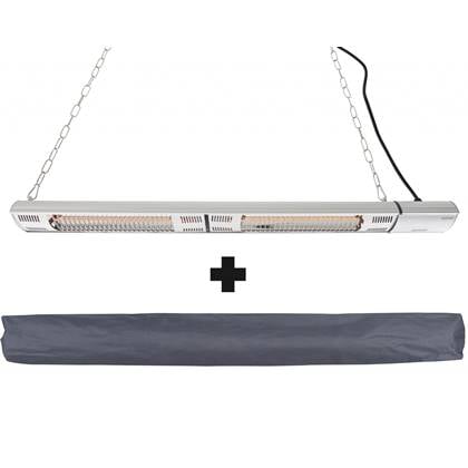 Sunred  COMBIDEAL - Heater & Hoes - Ultra lijn - Zilver -
